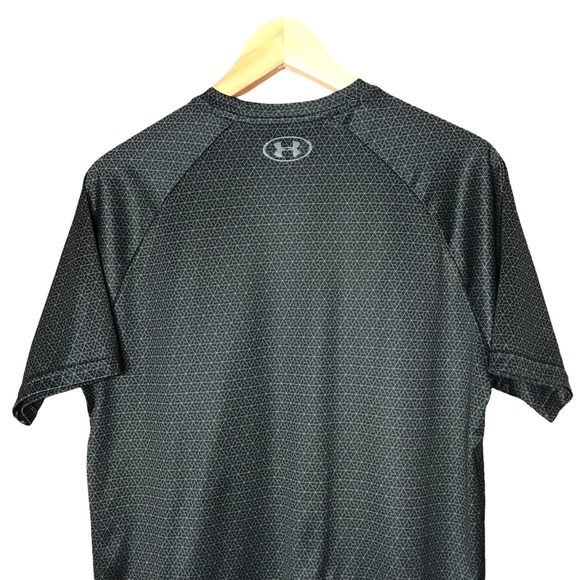 Under Armour Men's Performance Tee Patterned HeatGear Short Sleeve Crew Neck Tee - Picture 7 of 10